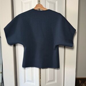 Navy Blue Oversized Top